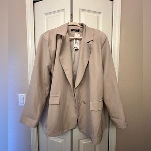 Boohoo Stone Blazer-Size 18-New with Tags-Never Worn